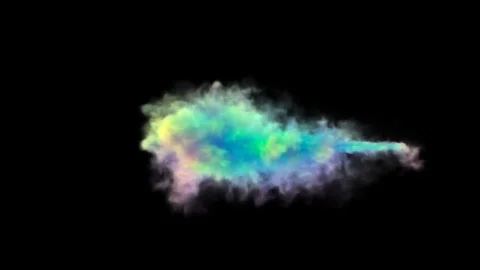 Colorful smoke Video stock 124988766