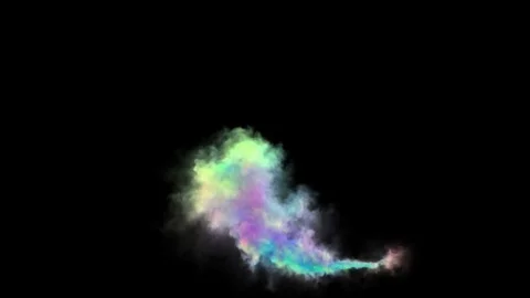 Colorful smoke Video stock 124988967