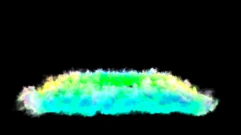 Colorful smoke Video stock 124995139