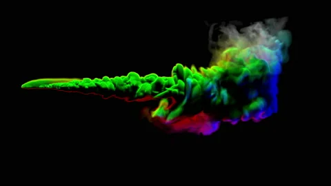 Colorful smoke Stock Footage 139214431