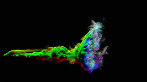 Colorful smoke Stock Footage 139214859
