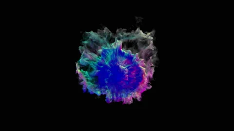 Colorful smoke Stock Footage 139214887