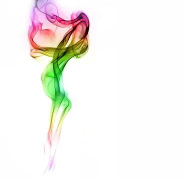 Colorful smoke Illustrazione stock