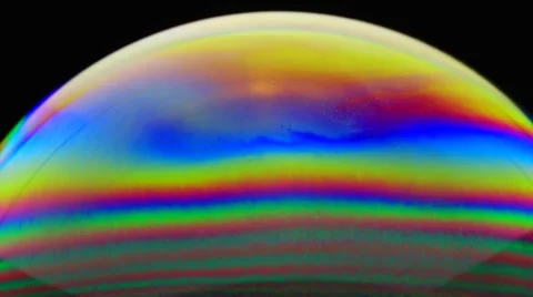 Colorful soap bubble surface texture macro Stock Footage 56751339