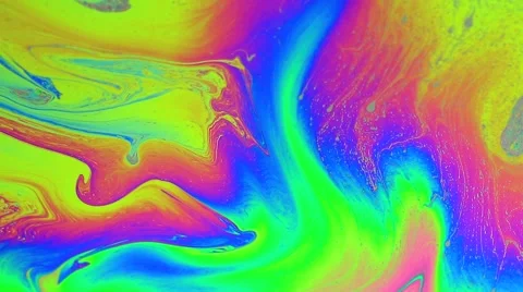 Colorful soap bubble surface texture macro Stock Footage 56752994