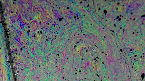 Colorful soap bubble surface texture macro Stock Footage 56764980