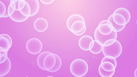 Colorful soap bubbles flying up. Abstract floating shampoo or suds Stock Footage 154962389