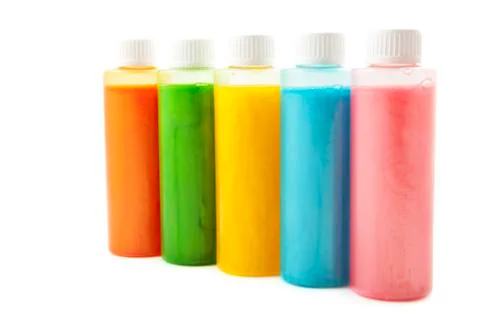 Colorful soap in a row Stock Photos