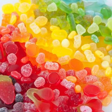 Colorful soft candy Foto stock