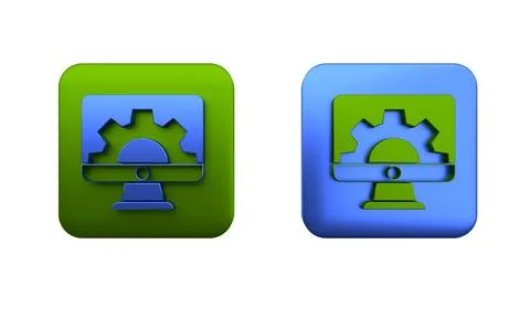 Colorful Software, web development, programming concept icon isolated on wh.. Stock Illustration