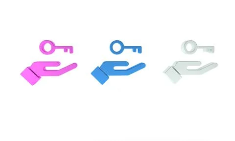 Colorful Solution to the problem in psychology icon isolated on white backg.. Stock Illustration