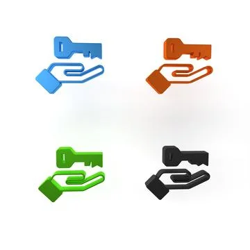 Colorful Solution to the problem in psychology icon isolated on white backg.. Stock Illustration