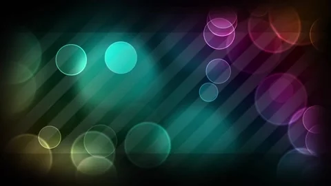 Colorful Sort of Outlined Circles Looping Motion Background Stock Footage 143103637