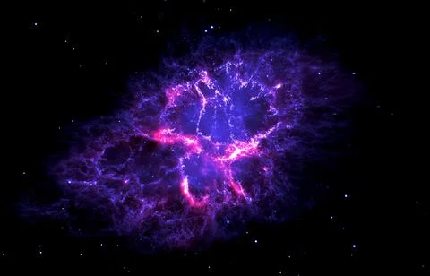 Colorful space background. Elements of this image furnished by NASA. Stock Photos