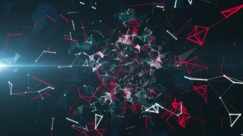 Colorful space background Video stock 88632253