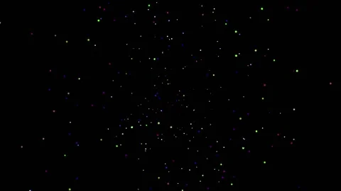 Colorful space debris Video stock 161690490