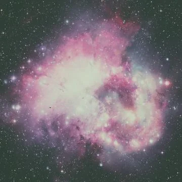 Colorful space nebula. Elements of this image furnished by NASA. Stock Photos