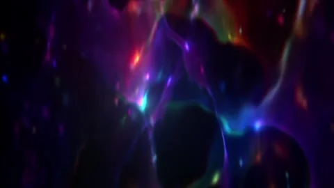 Colorful Space Plasma Abstract Background Loop Video stock 333311257