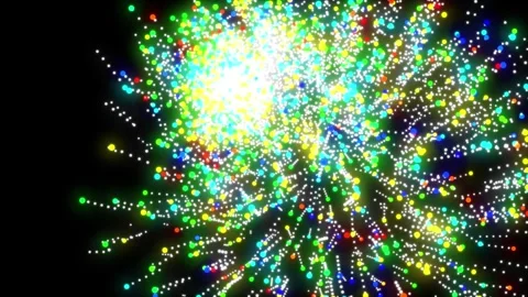 Colorful spark dot background Stock Footage 310517225
