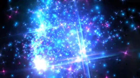 Colorful Sparkling Comets Spherical Motion Background Stock Footage 278841369