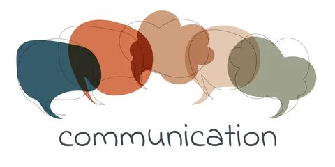 Colorful speech bubble. Communication or connection social network concept Stock Illustration