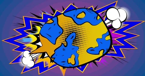 Colorful Speech Bubble pop art background Stock Footage 172460137