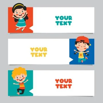 Colorful Speech Bubbles And Labels Stock Illustration