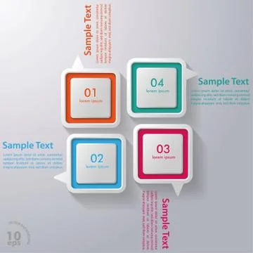 Colorful speech bubbles window Stock Illustration