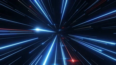 Colorful speed of light seamless loop animation of entering hyperspace. Видео 175866157