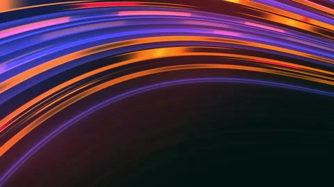 Colorful speed lines, abstract technology looped background. Stock Footage 157492350