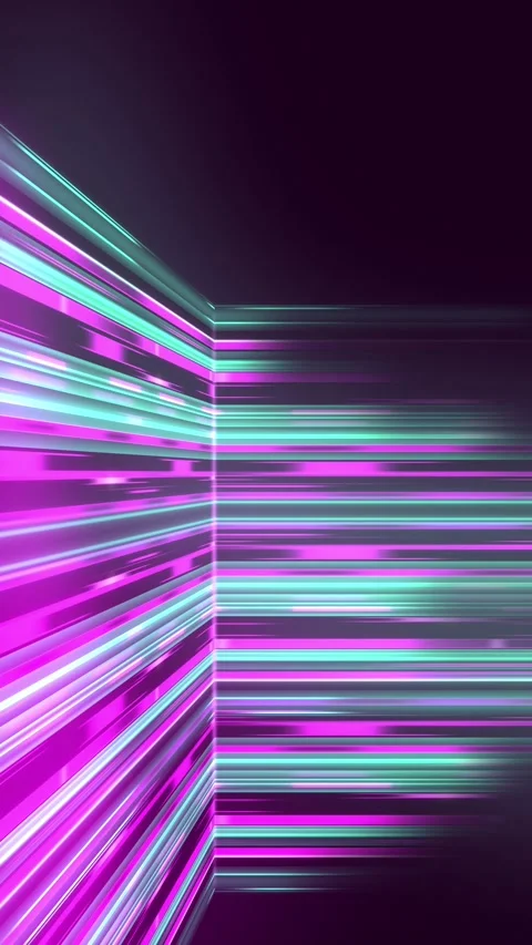 Colorful speed lines, abstract technology looped background. Stock Footage 240724518