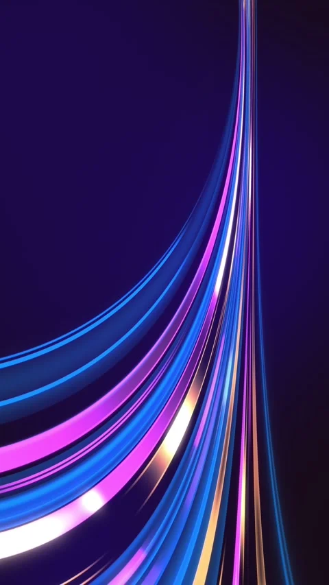 Colorful speed lines, abstract technology looped background. Stock-Footage 240724566