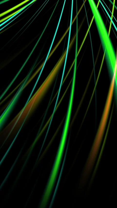 Colorful speed lines, abstract technology green looped background. 스톡 동영상 316833266