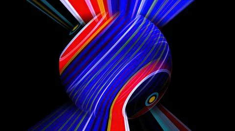 Colorful sphere with light rays 스톡 일러스트