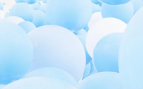 Colorful spheres background, 3d rendering. Stock Illustration