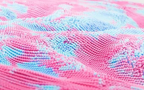 Colorful spheres background, 3d rendering. Stock Illustration