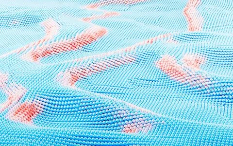 Colorful spheres background, 3d rendering. Stock Illustration