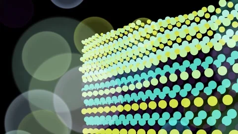 Colorful Spheres Forming a 3D Structure. Stock Footage 329500437