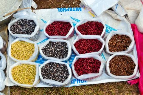 Colorful spices Stock Photos