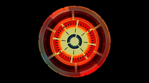 Colorful spinning compass with alpha Stock-Footage 33445412