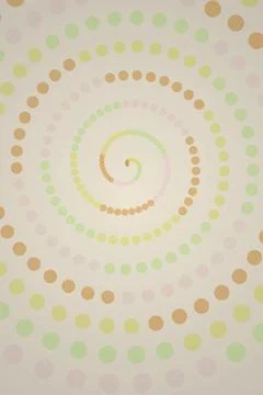 Colorful Spiral Dot Pattern Background Stock Photos
