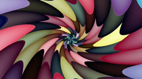 Colorful spiral Stock Footage 592997