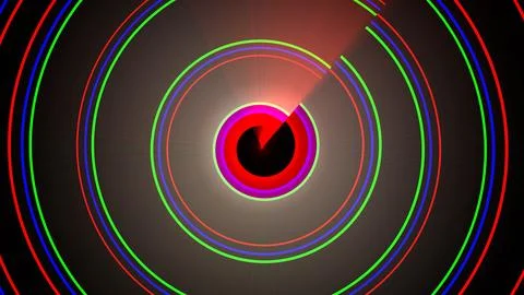 Colorful spiral light pattern イラスト素材