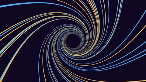 Colorful spiral lines on dark gradient Stock Footage 209509853