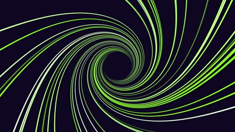 Colorful spiral lines on dark gradient Stock Footage 209509998