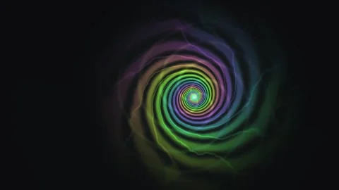 Colorful spiral motion background for live visuals and VJ Stock Footage 337826993
