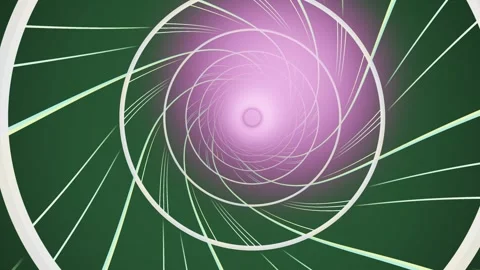 Colorful spiral pattern in abstract design with light effects Stock Footage 337382721