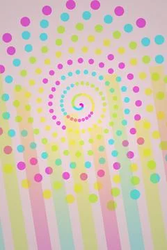 Colorful Spiral Pattern Background Stock Photos