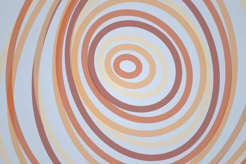 Colorful spiral pattern with concentric circles design 库存插图