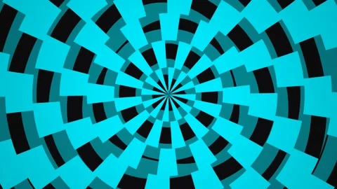 Colorful spiral pattern creates an eye-catching visual Stock Footage 339368068